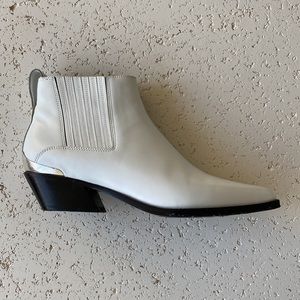 Rag & Bone White Chelsea Boots 38.5